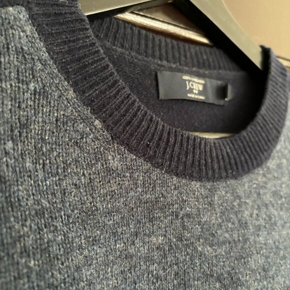 J Crew Blue Colour-block Sweater Sweater Size L - Picture 3 of 5